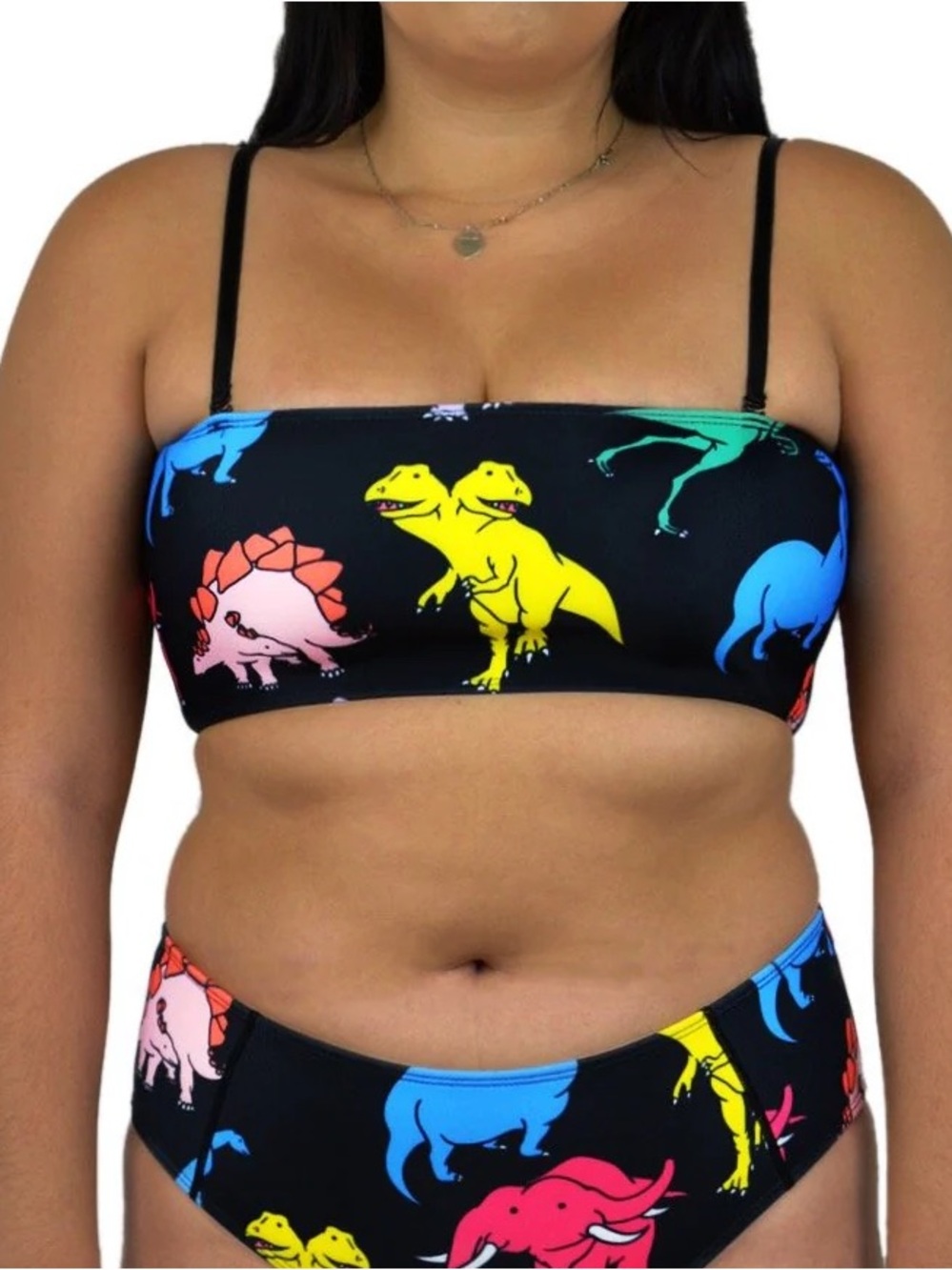 Hoaka raptor pony dino bikini top